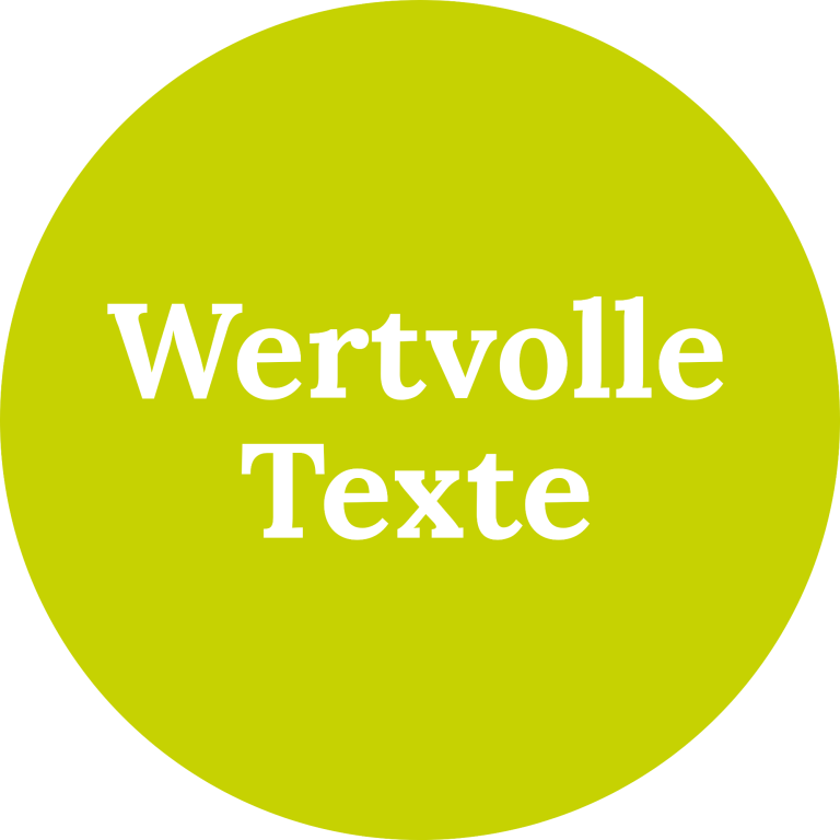 Wertvolle Texte