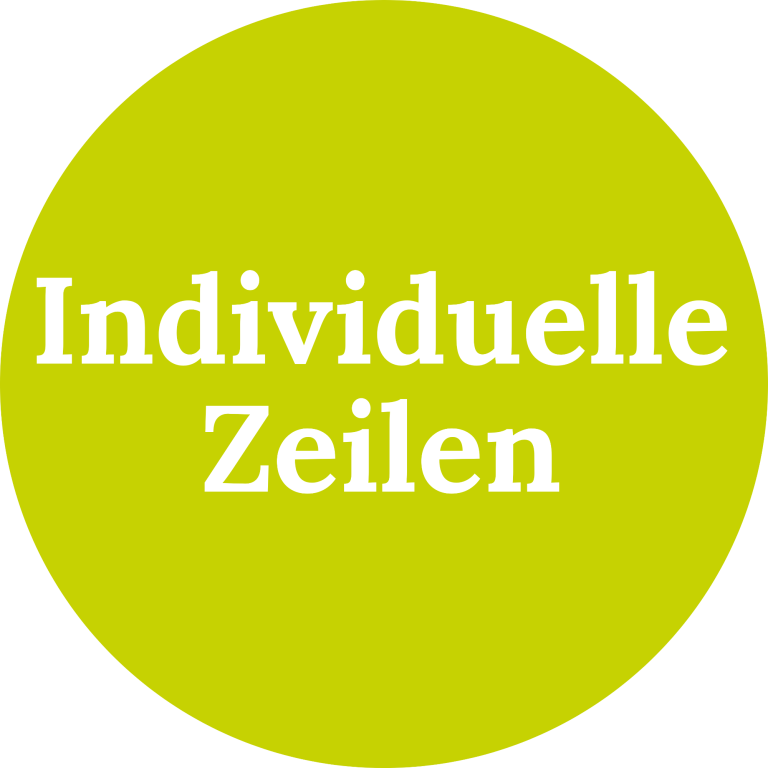 Individuelle Zeilen